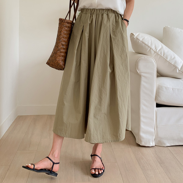 Summer rustling wash skirt pants