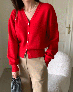 Rowing Volume Puff Cardigan