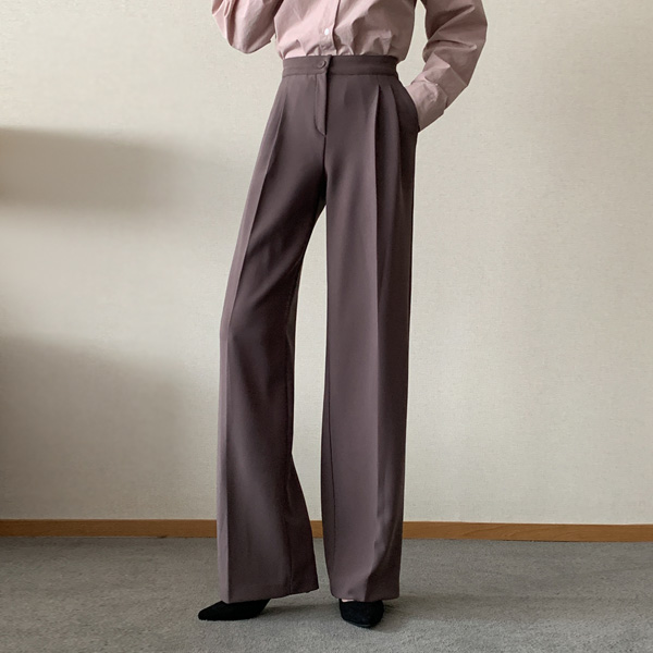 2TYPE Highly Praised Pin Tuck Wide Slacks (S-XL)