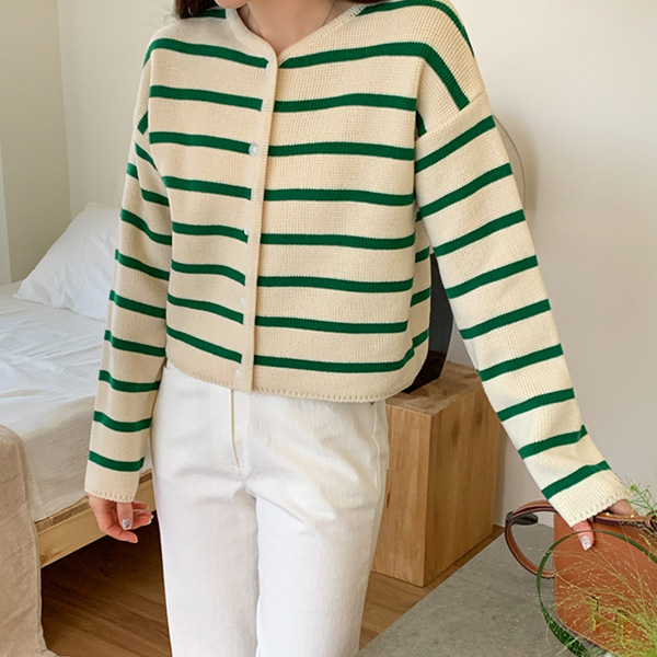 Crayon Stripe Cardigan