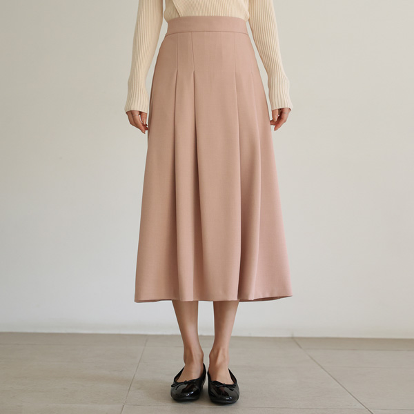 Sofni Pleats Back Banding Skirt