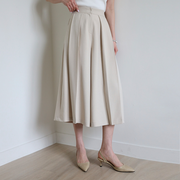 Keisel Pleats Skirt (Back Banding)