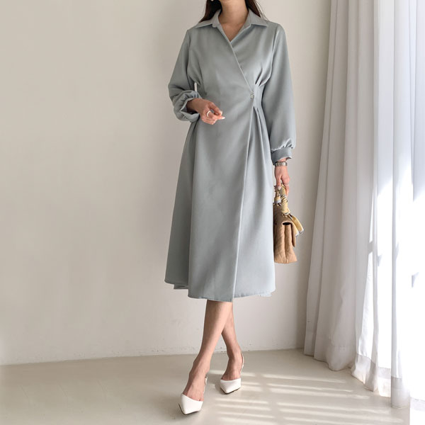 Ael Shirt Wrap Dress