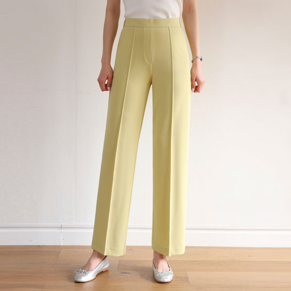 Chicpintuck melting span wide pants (S-XL)