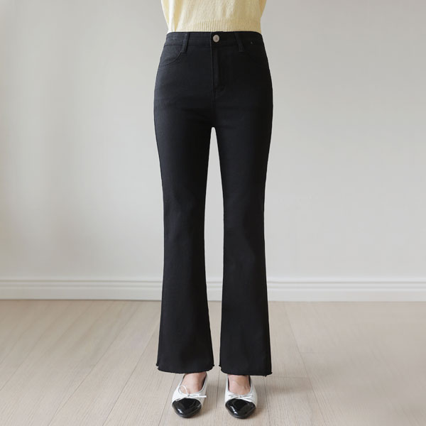 Milk Light Cotton Bootcut Pants