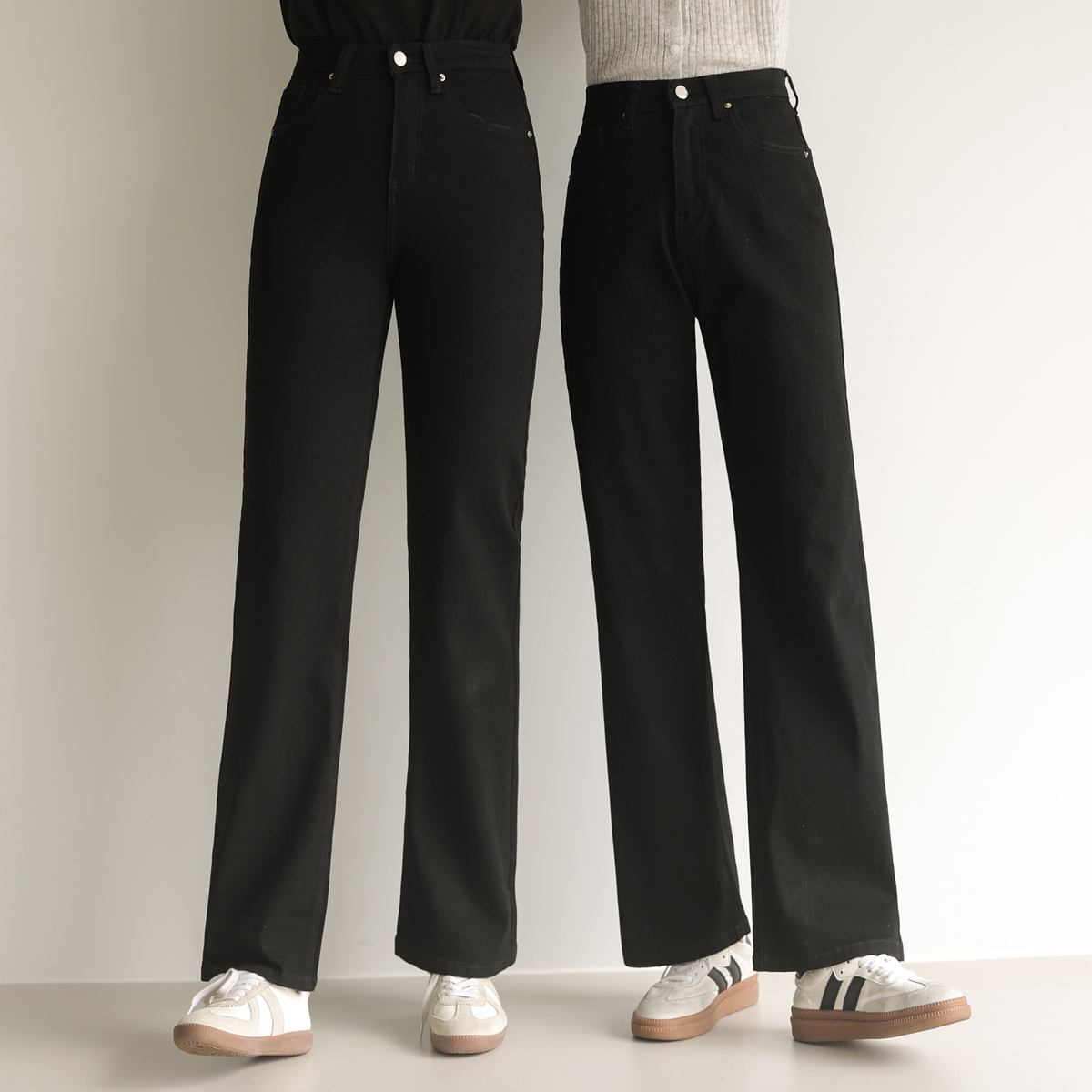 2TYPE TANTAN COTTON SEMI-WIDE PANTS