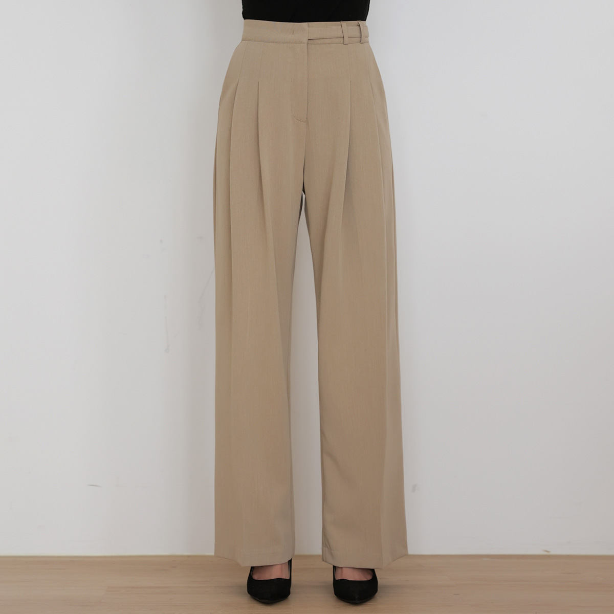 Soft touch tutu belt slacks