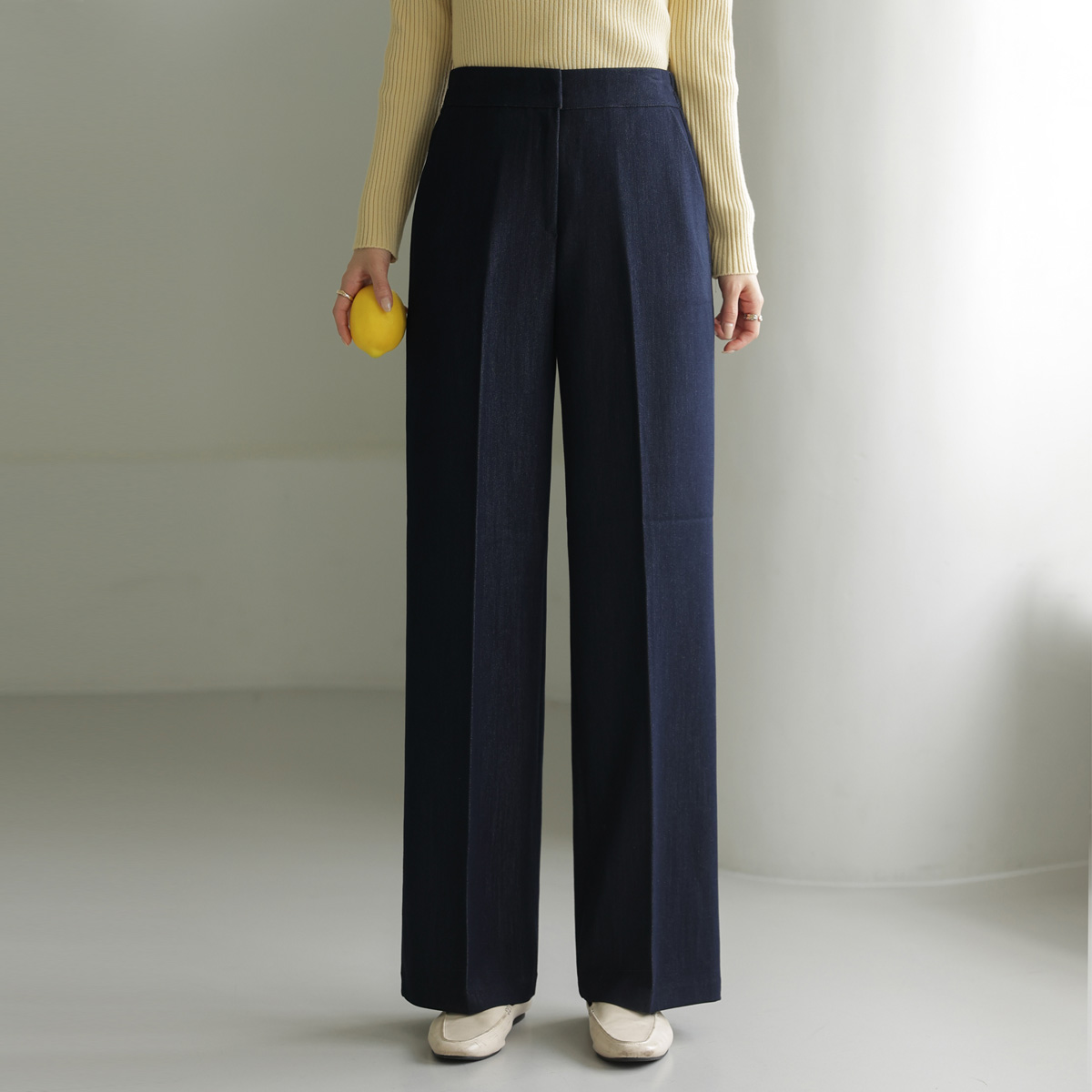 Revel Tension Blue Wide Slacks