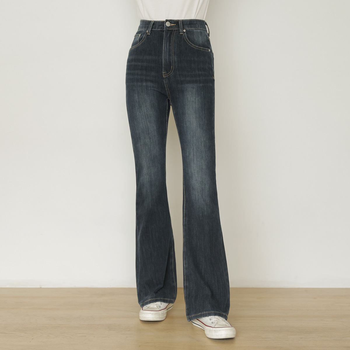 3TYPE Comfortable Lycra Bootcut Denim (S-2XL)