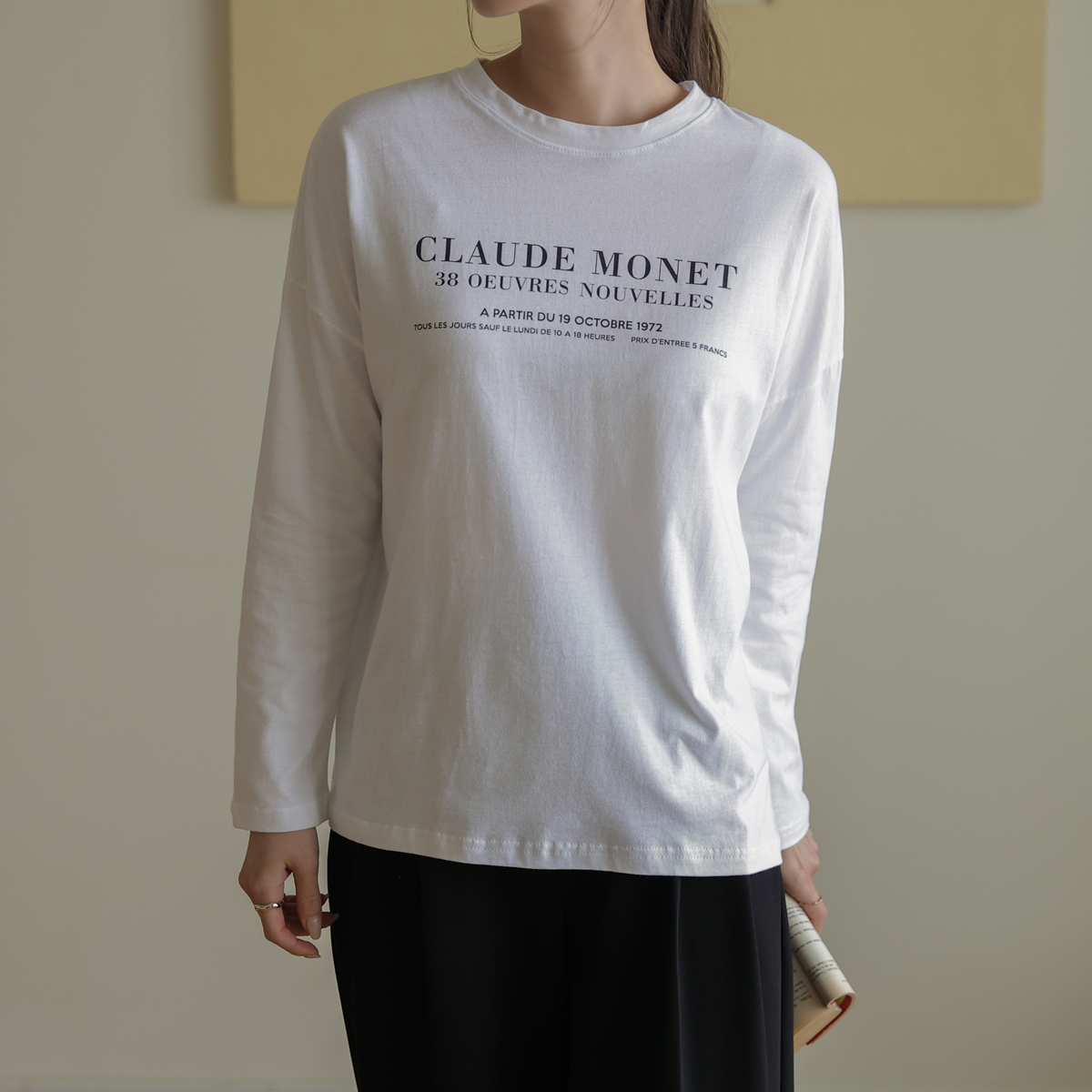 Cloud Font Long Sleeve T-shirt