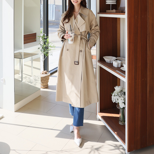 <font color="bb4b57"><b>Limited quantity SALE</b></font><br> Mien Big Kara Trench Coat