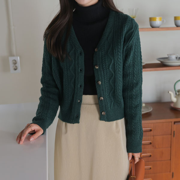 Candle twist cardigan