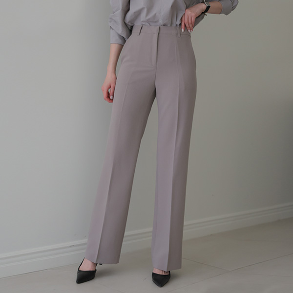 <font color="bb4b57"><b>Limited quantity SALE</b></font><br> [primium]Drama Basic Straight Slacks