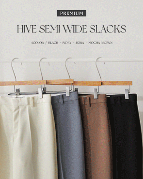 <font color="bb4b57"><b>Limited quantity SALE</b></font><br> [primium] Hive Semi Wide Slacks