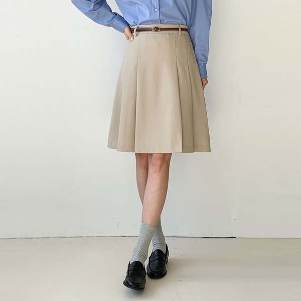 Of Midi Pleated Skirt