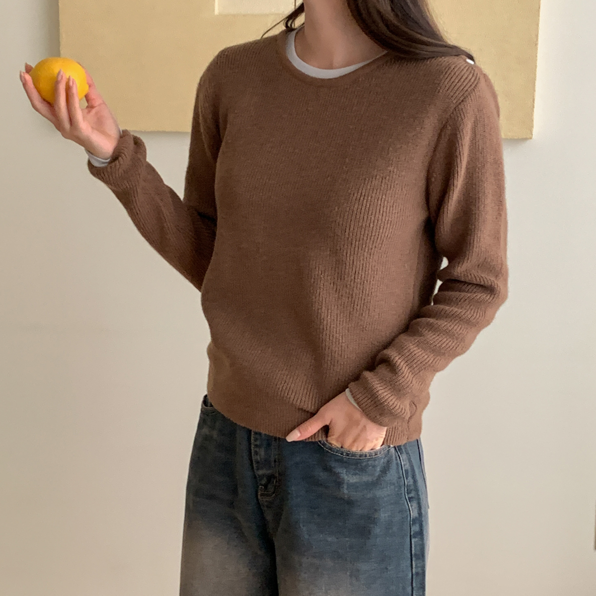 Soft Washing Cozy Button Knit