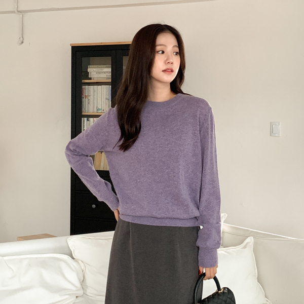 Hamel Fine Wool Cashmere Round Knit