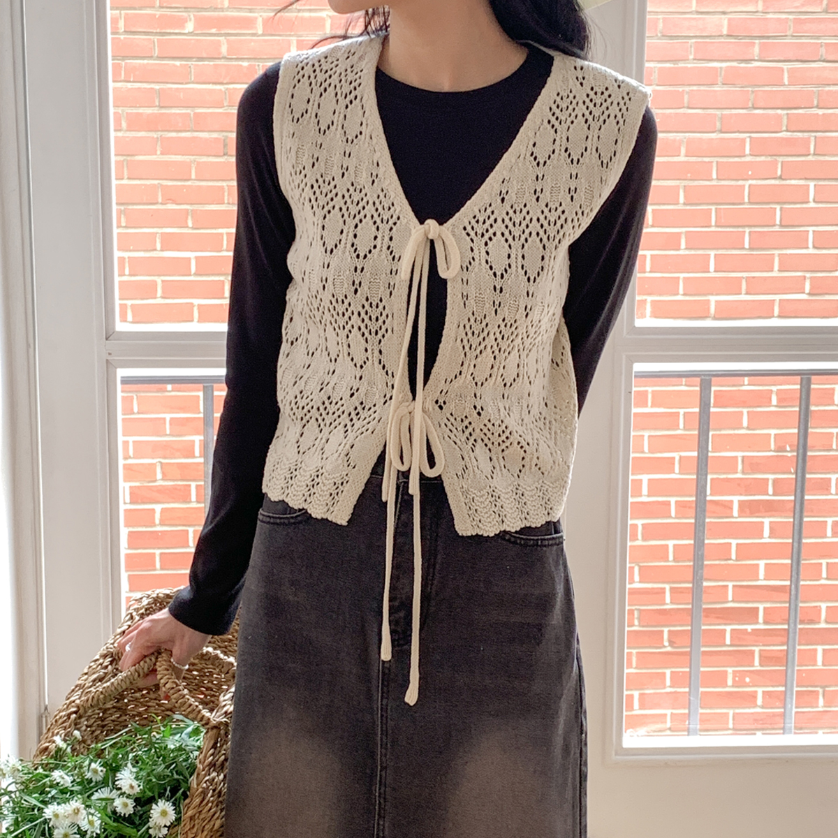 Maypunching knitted vest