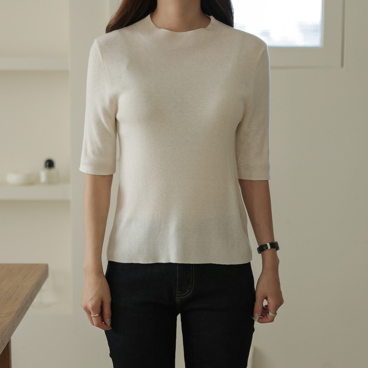 Plie 5-part repeat knit