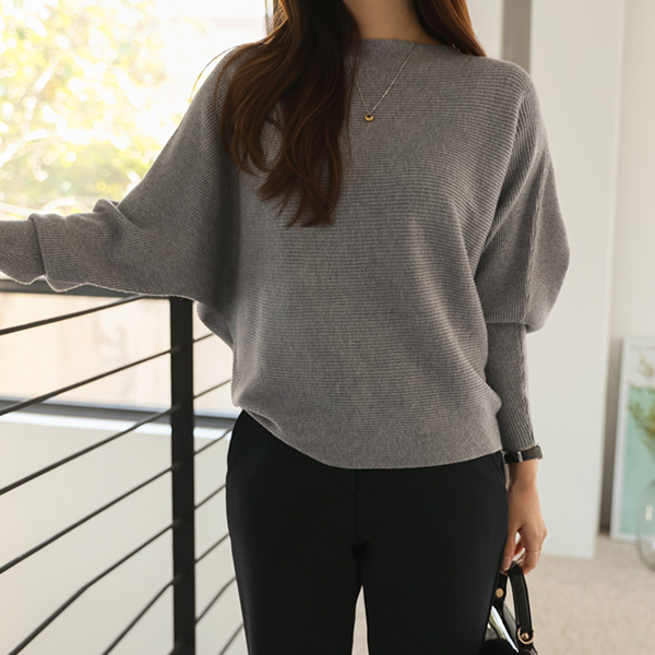 Buyin Soft Golji Boat Neck Knit