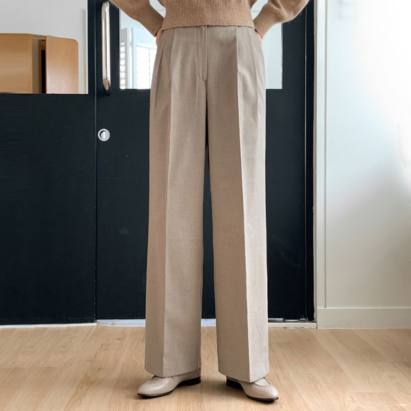 How to napping pin tuck wide slacks (SL)