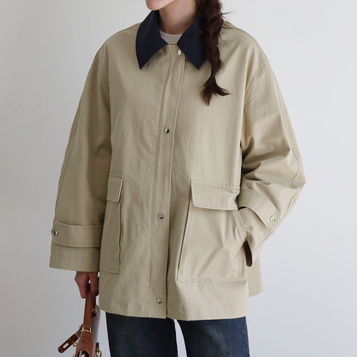 Crunchy Cotton Half Work Jacket