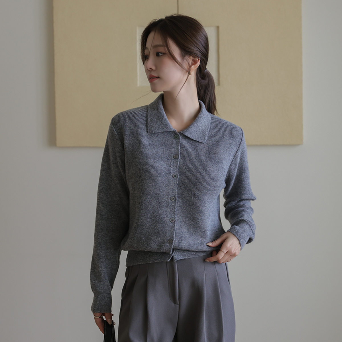 Karasoft Cashmere Cardigan Knit