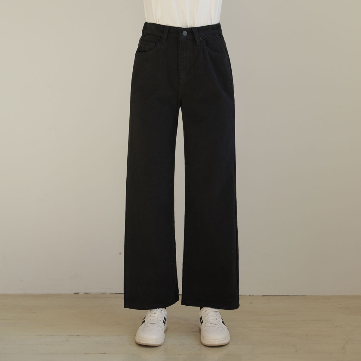 From Warm Peach Fleece Wide Pants