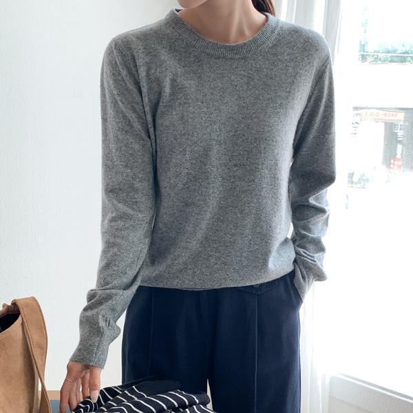 2Elve Cashmere Wool Round Knit