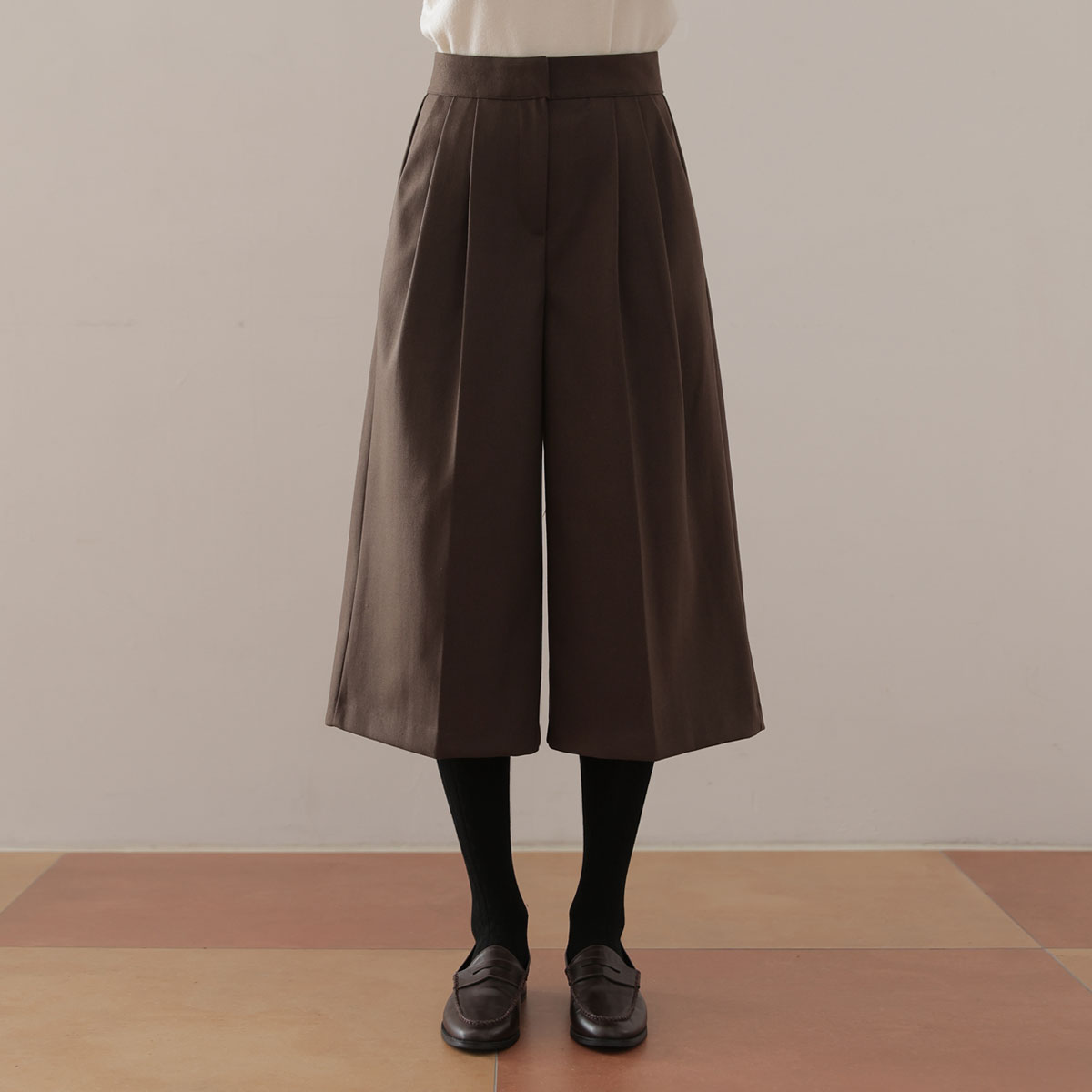 Rani Pintuck 8-part Culotte Pants