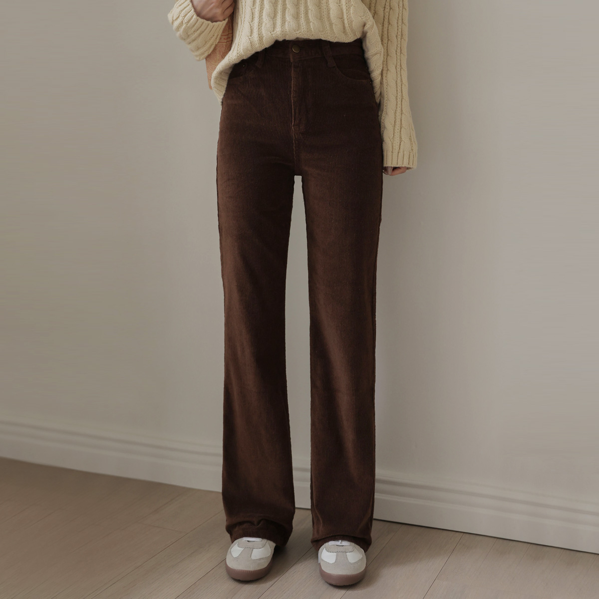 Warm Amazing Tension Bootcut Corduroy Pants