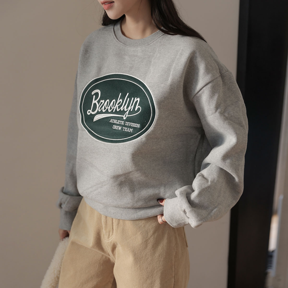 <font color="bb4b57"><b>[Limited-time discount]</b></font> Brooklyn fleece t-shirt