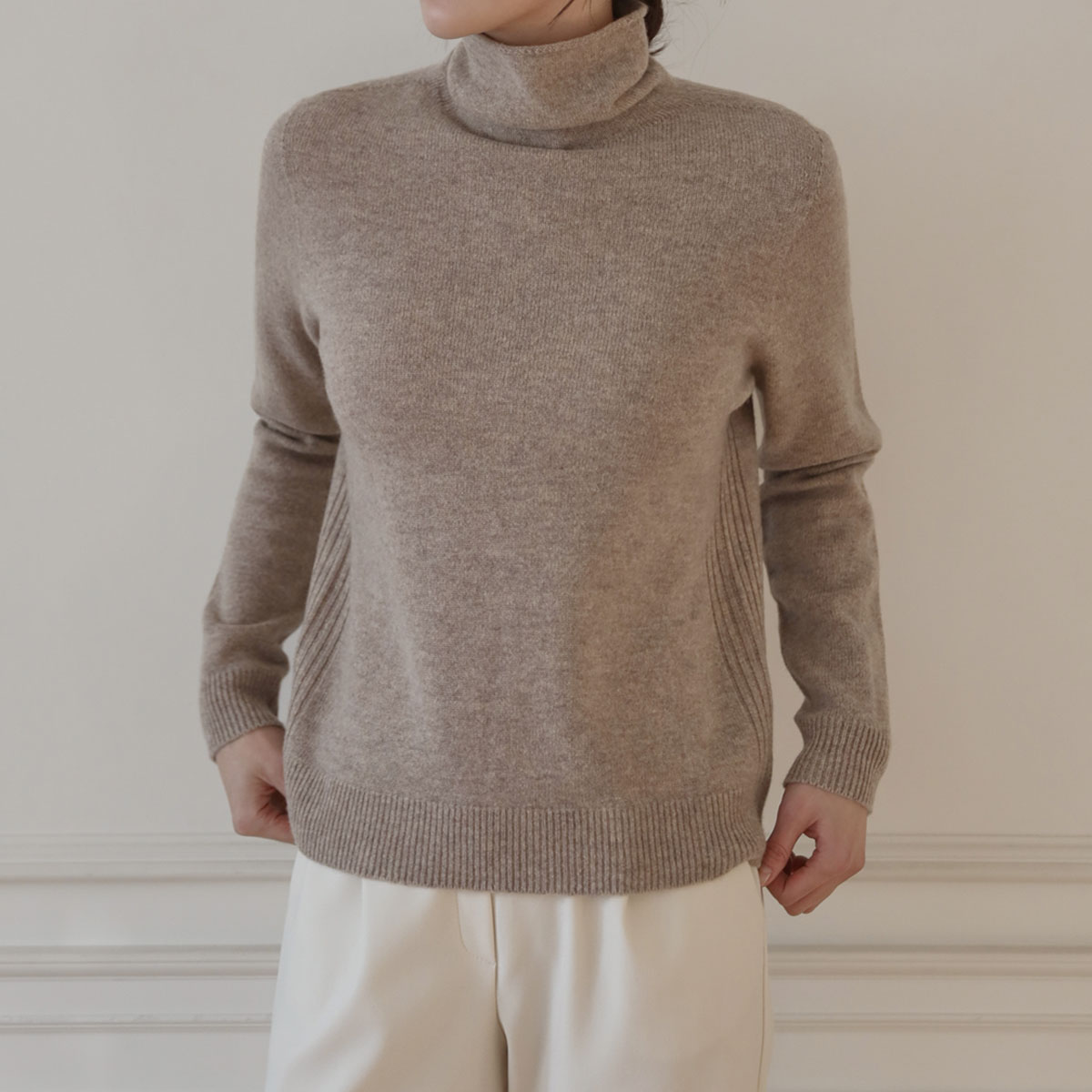 Wool100 Wholegarment Doldol Polar Knit