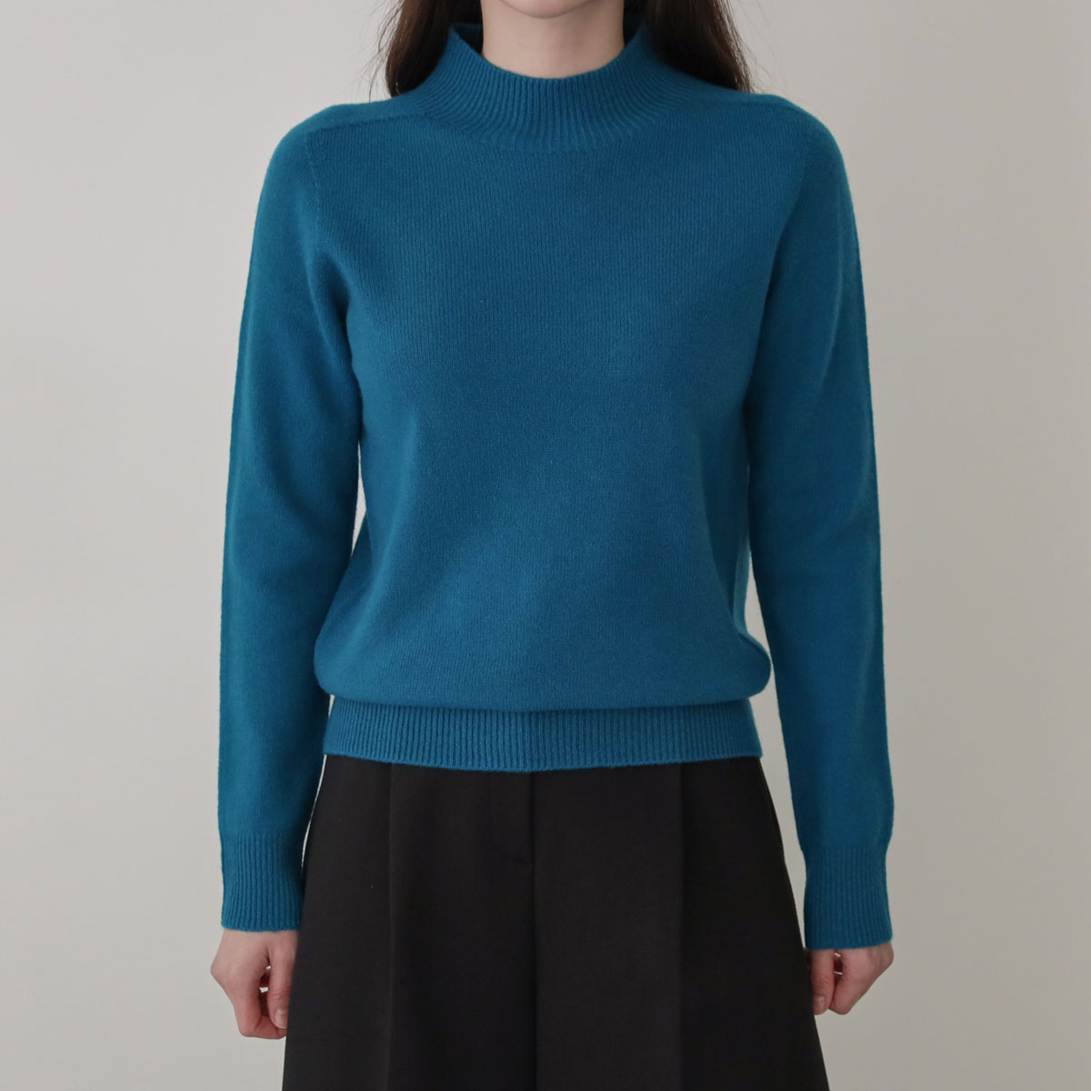 <font color="bb4b57"><b>[Limited-time discount]</b></font> Wool100 Holgarment Half-knit