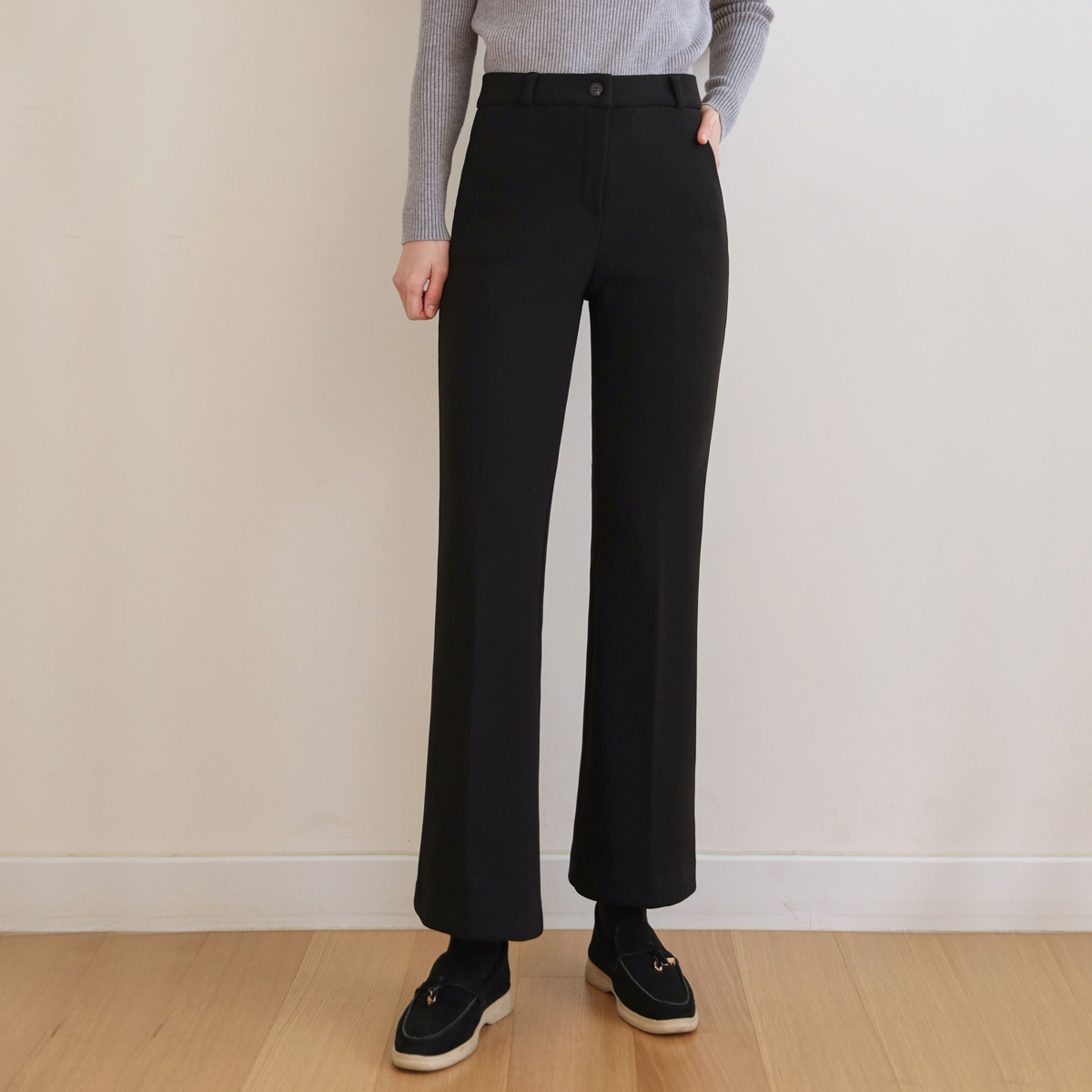 Soft Every napping Boot cut Slacks(SL)