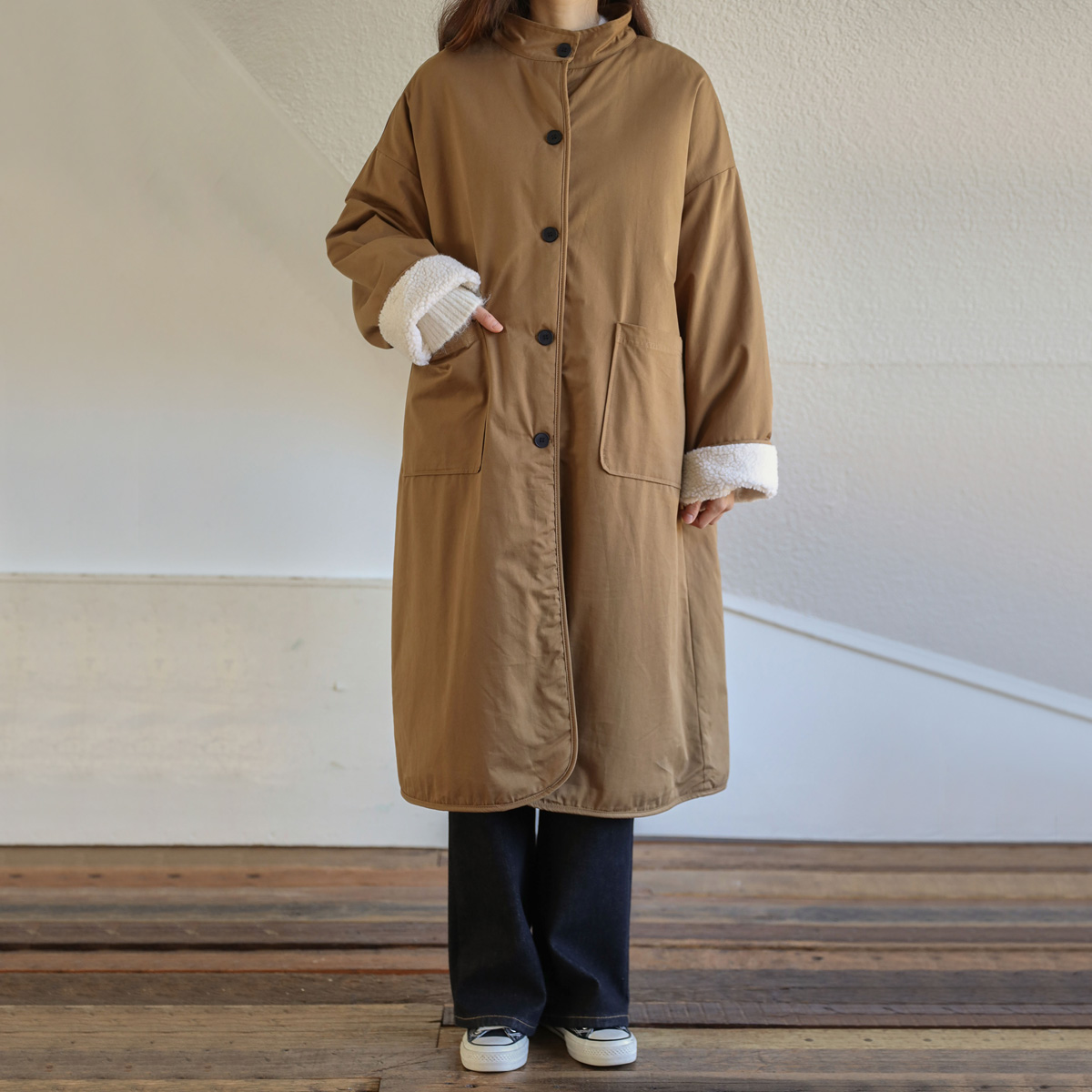 Bearpogly Reversible Fleece Safari Coat