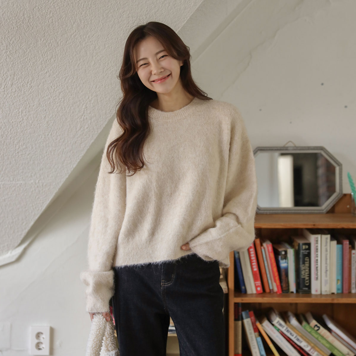 Boddle Color Wool Round Knit