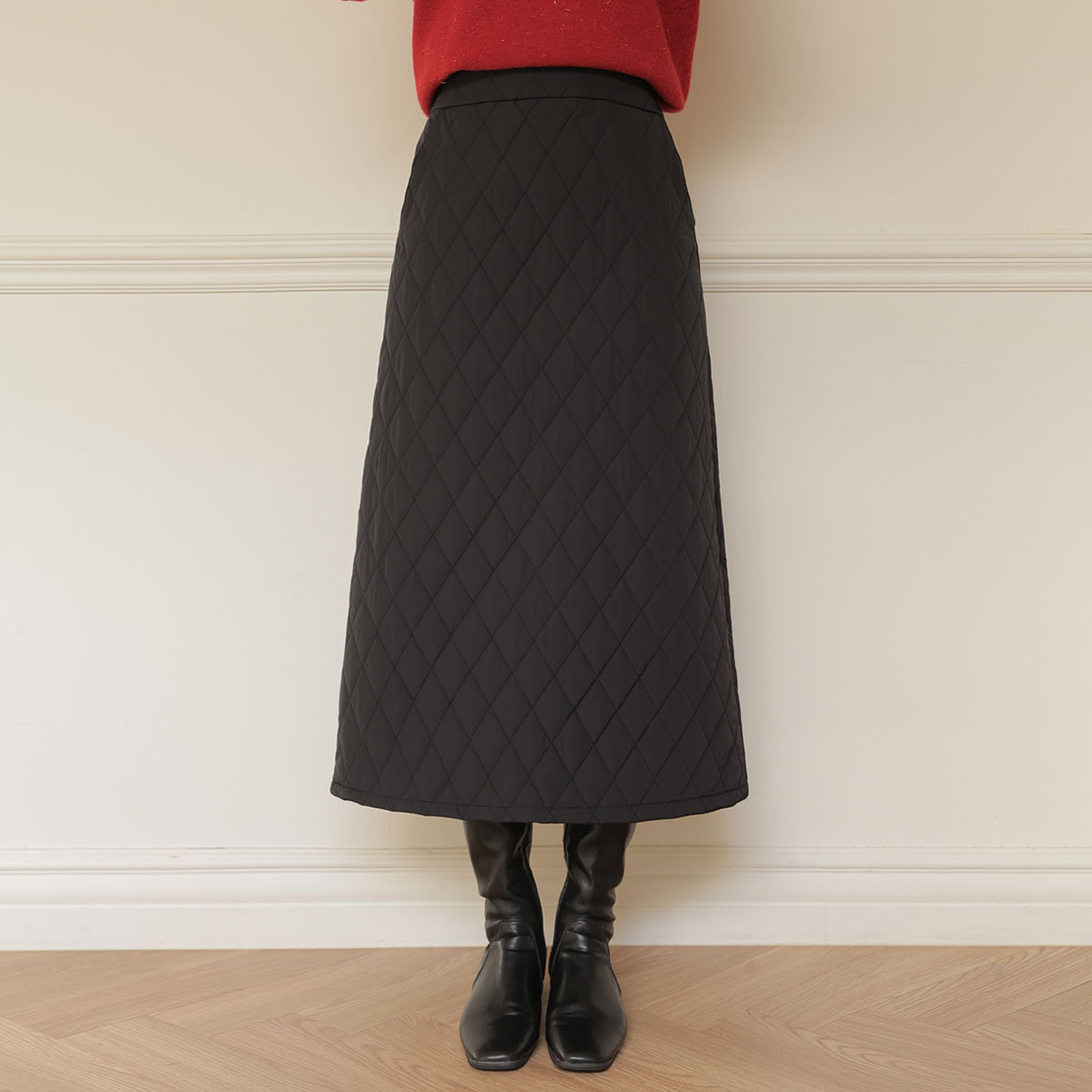 Warm padded skirt