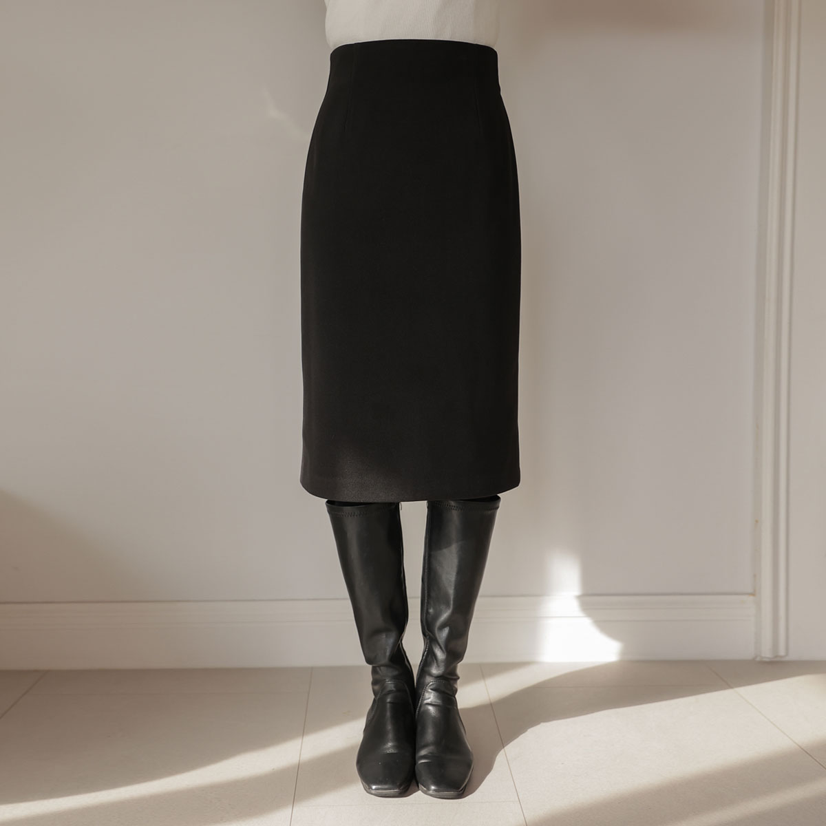 Warm Tom H-line Skirt