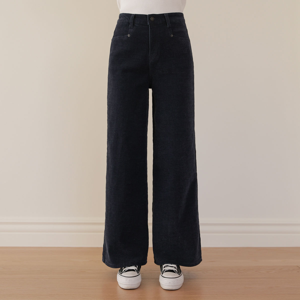 primium ring sabot denim pants